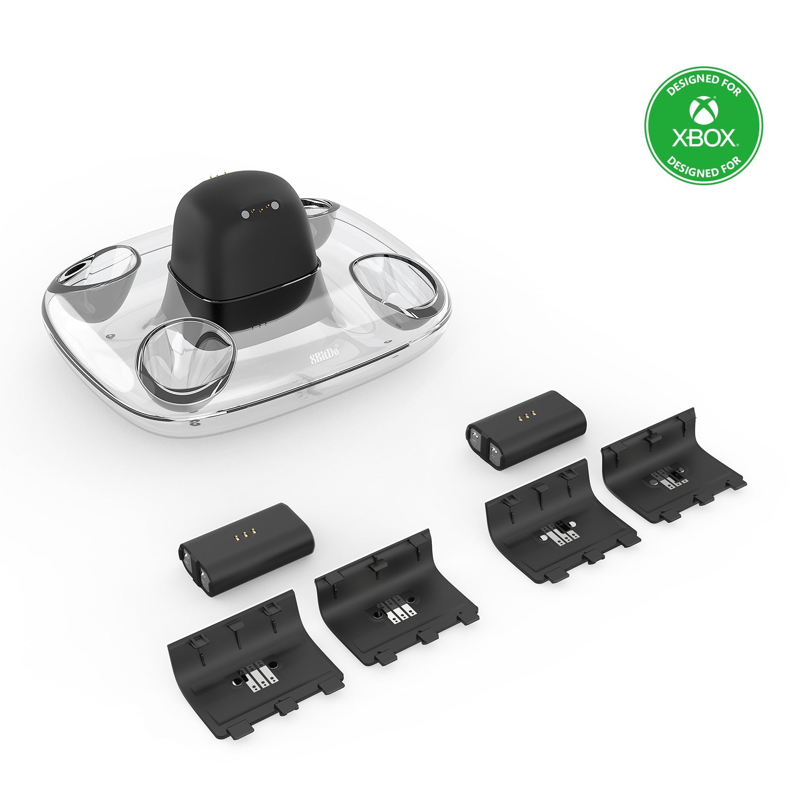 8BitDo Dual Charging Dock for Xbox wireless controllers - Docking Charger for Compatible Game Controllers