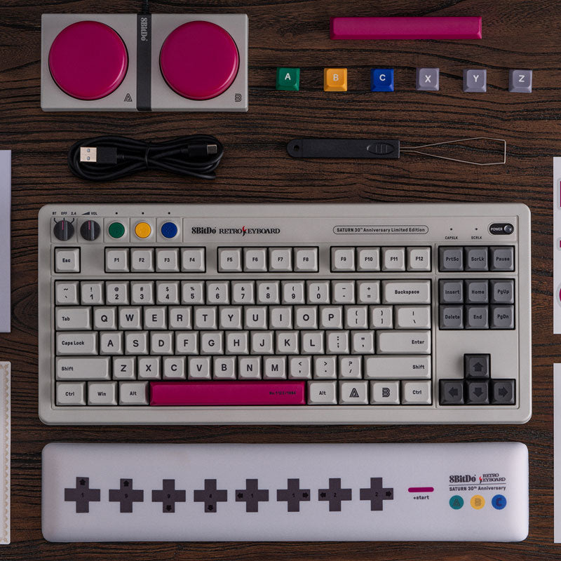 Retro Mechanical Keyboard - S Edition - Desktop Keyboard Collection for Everyday Use