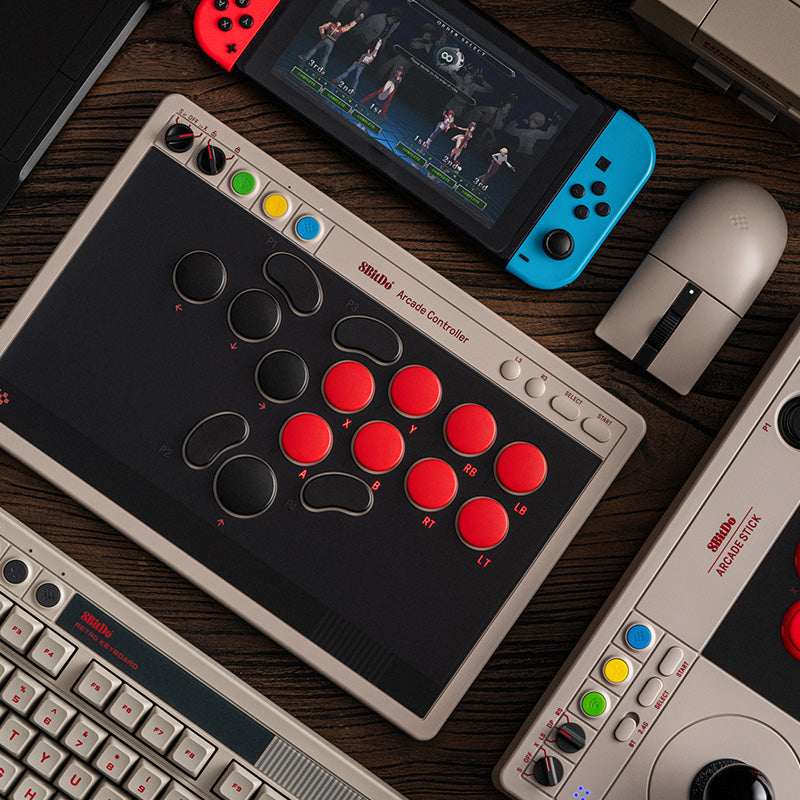 8BitDo Arcade Controller - Arcade-Style Game Control Edition