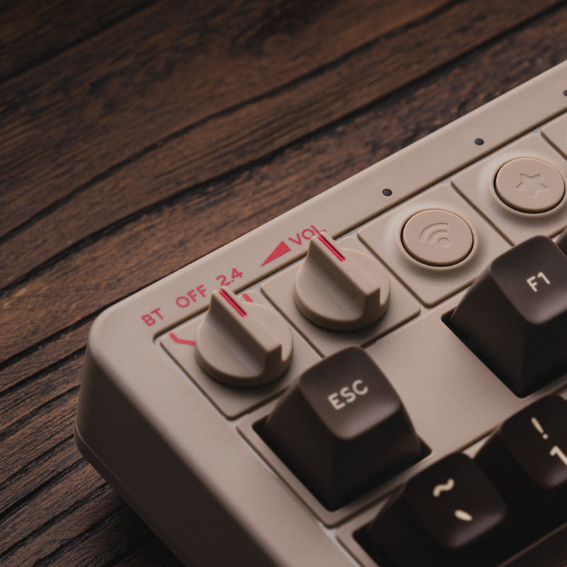 8BitDo Retro Mechanical Keyboard - Desktop Keyboard Collection for Everyday Use