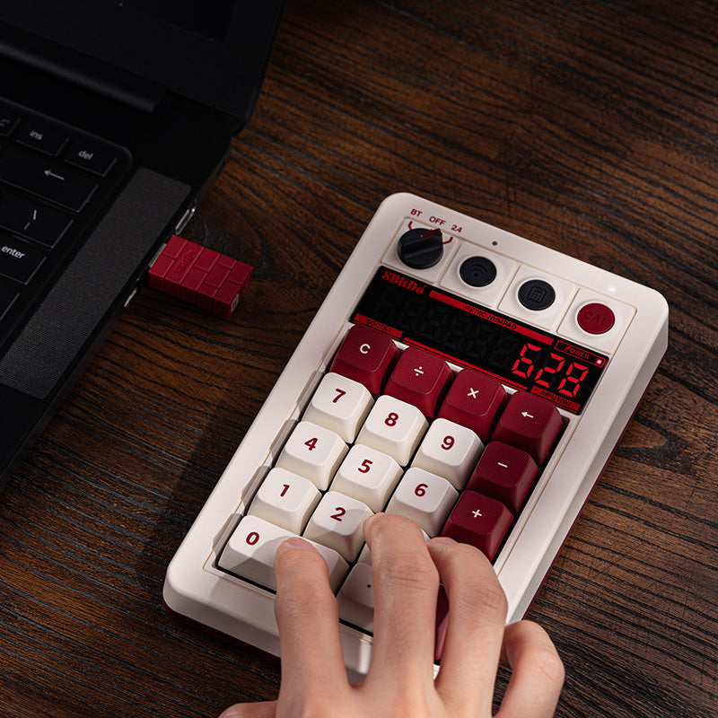 8BitDo Retro 18 Mechanical Numpad - Desktop Keyboard Collection for Everyday Use
