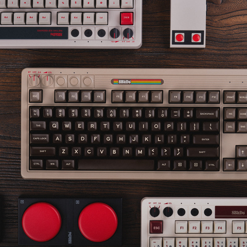 8BitDo Retro Mechanical Keyboard - Desktop Keyboard Collection for Everyday Use