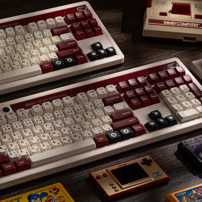 8BitDo Retro 108 Mechanical Keyboard - Desktop Keyboard Collection for Everyday Use