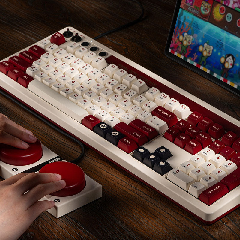 8BitDo Retro 108 Mechanical Keyboard - Desktop Keyboard Collection for Everyday Use