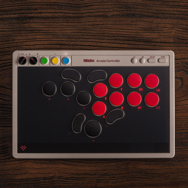 8BitDo Arcade Controller - Arcade-Style Game Control Edition