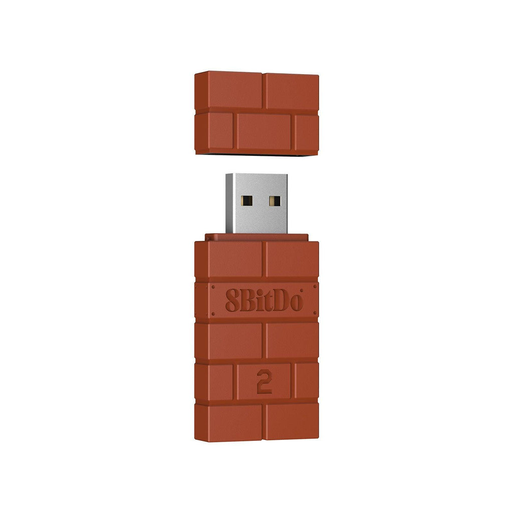 8BitDo Wireless Bluetooth USB Adapter 2 - Controller Receiver Edition for Compatible Systems