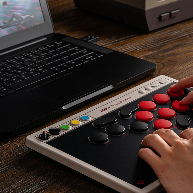 8BitDo Arcade Controller - Arcade-Style Game Control Edition