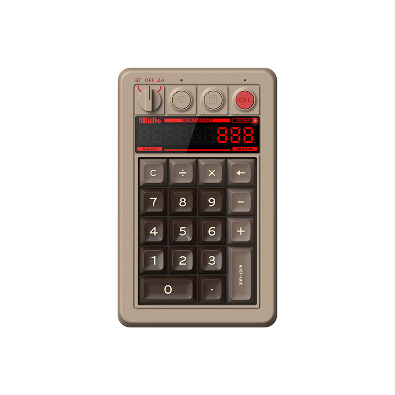 8BitDo Retro 18 Mechanical Numpad - Desktop Keyboard Collection for Everyday Use