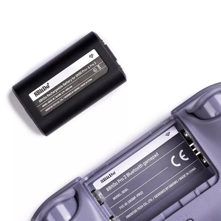 8BitDo Battery Pack for SN30 Pro+ Pro 2 - Rechargeable Power Accessory for Supported Controllers