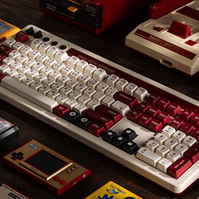 8BitDo Retro 108 Mechanical Keyboard - Desktop Keyboard Collection for Everyday Use