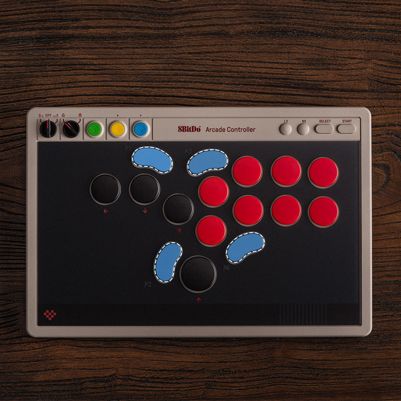 8BitDo Arcade Controller - Arcade-Style Game Control Edition