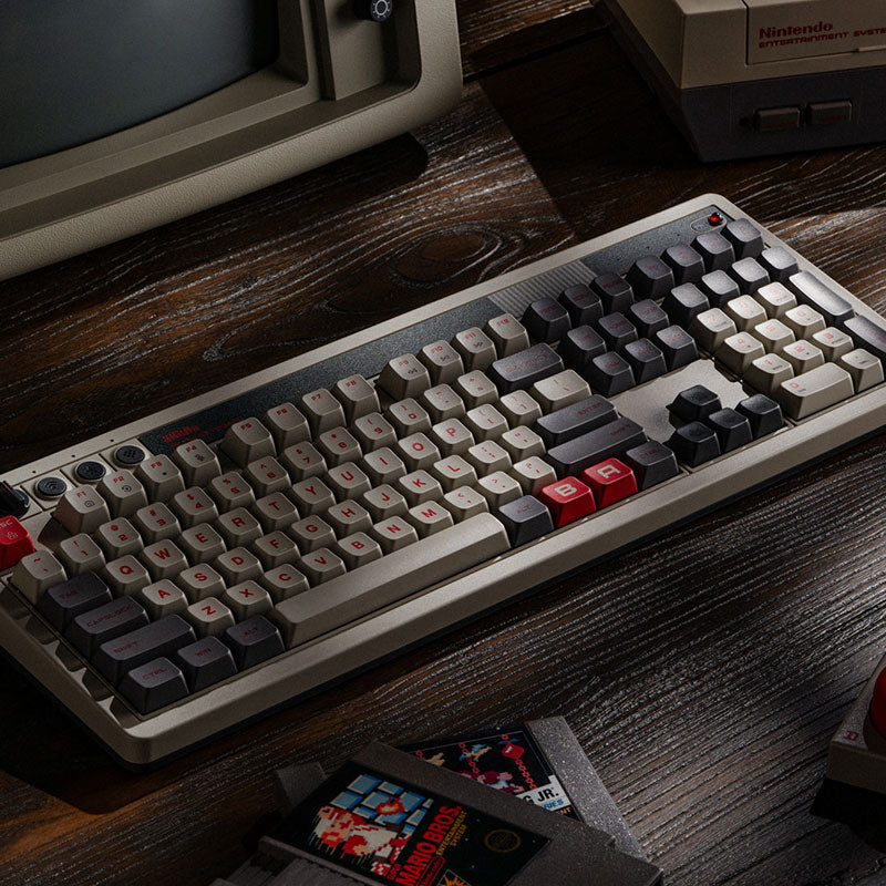 8BitDo Retro 108 Mechanical Keyboard - Desktop Keyboard Collection for Everyday Use