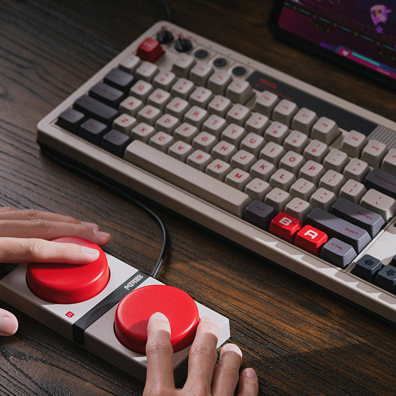 8BitDo Retro Mechanical Keyboard - Desktop Keyboard Collection for Everyday Use