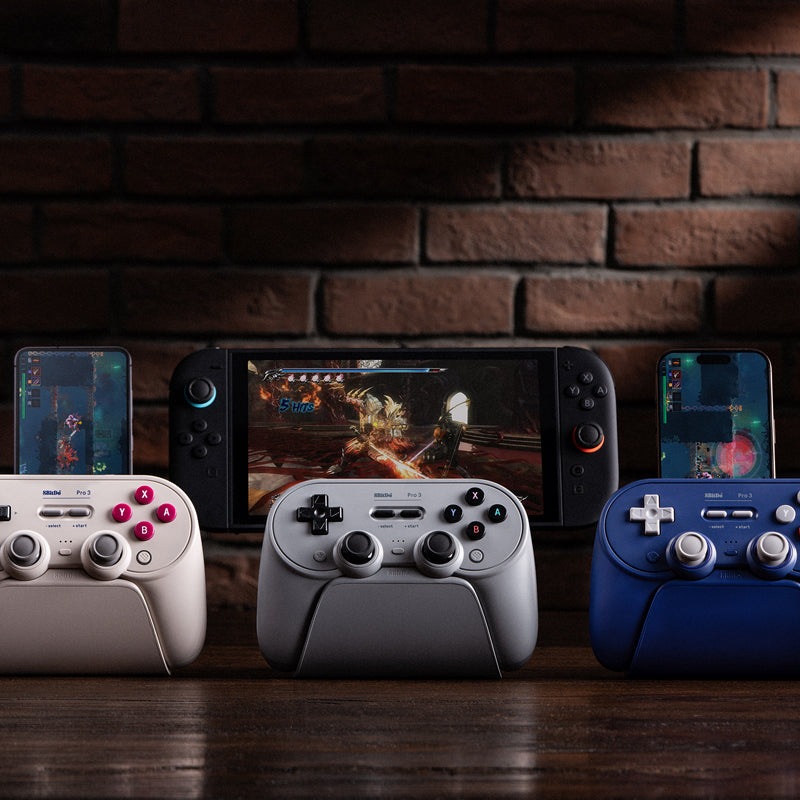 8BitDo Pro 3 Bluetooth Gamepad - Gamepad Edition for Compatible Devices
