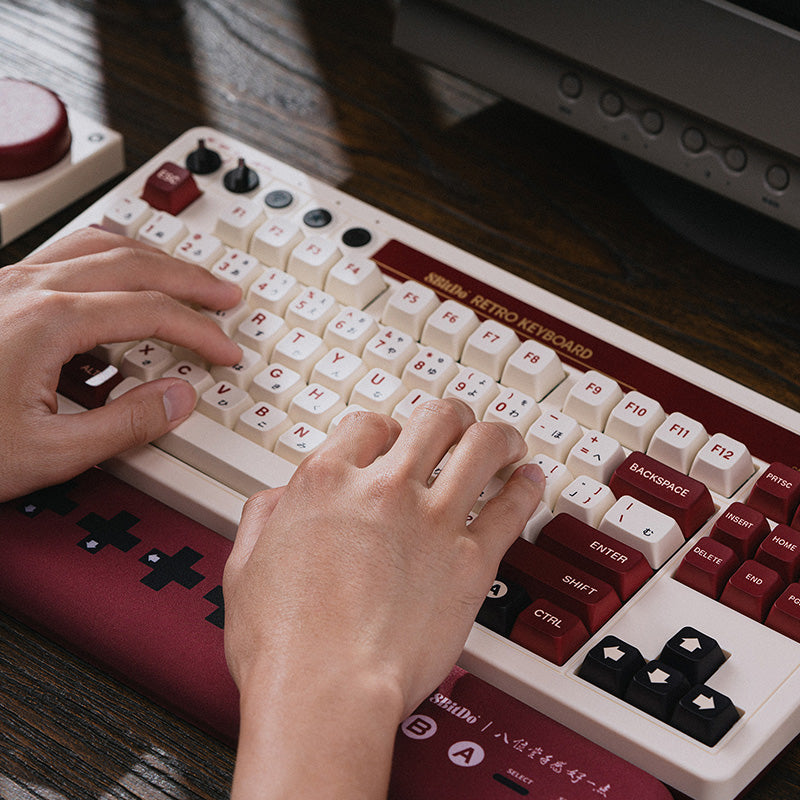 8BitDo Retro Mechanical Keyboard - Desktop Keyboard Collection for Everyday Use