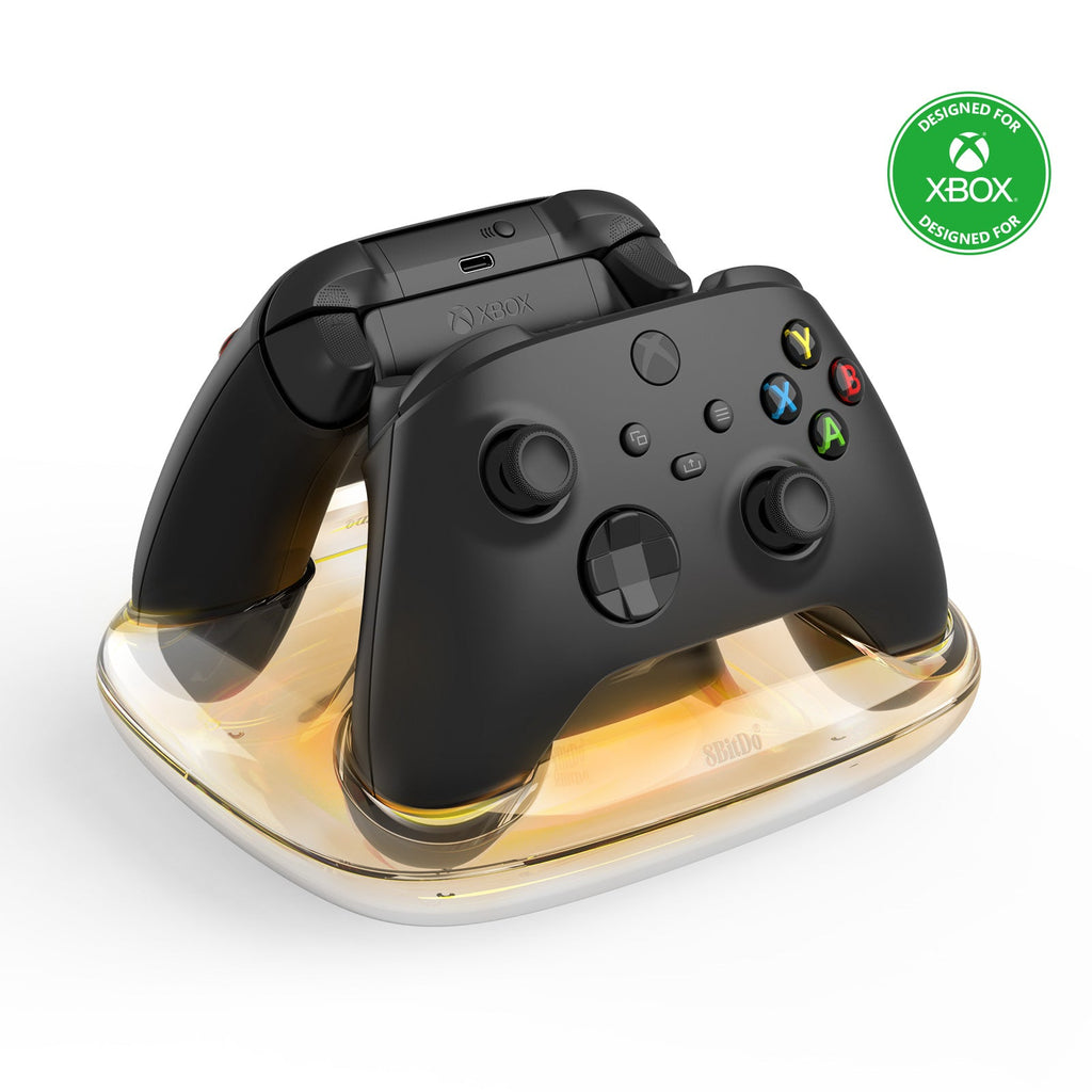 8BitDo Dual Charging Dock for Xbox wireless controllers - Docking Charger for Compatible Game Controllers