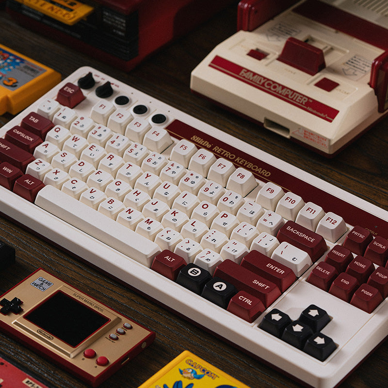 8BitDo Retro Mechanical Keyboard - Desktop Keyboard Collection for Everyday Use