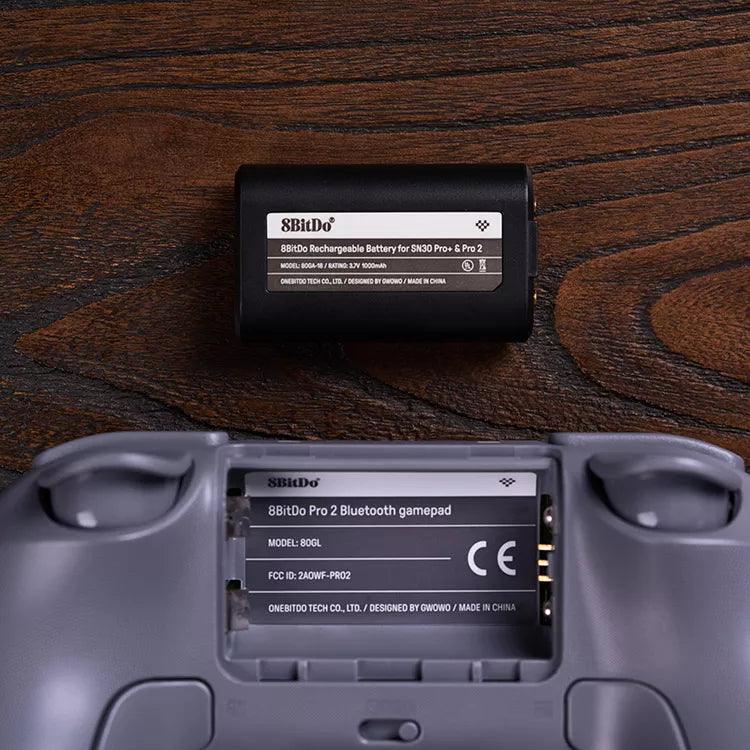 8BitDo Battery Pack for SN30 Pro+ Pro 2 - Rechargeable Power Accessory for Supported Controllers