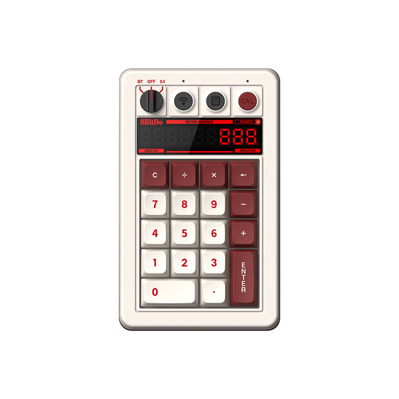 8BitDo Retro 18 Mechanical Numpad - Desktop Keyboard Collection for Everyday Use