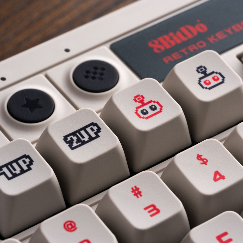 8BitDo Retro Keycaps - Keycap Edition for Compatible Keyboard Designs