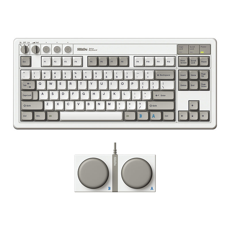 8BitDo Retro Mechanical Keyboard - Desktop Keyboard Collection for Everyday Use
