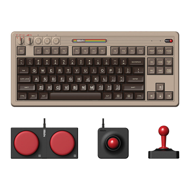 8BitDo Retro Mechanical Keyboard - Desktop Keyboard Collection for Everyday Use