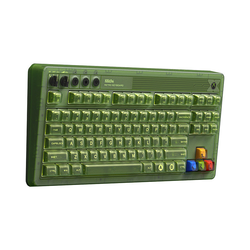 8BitDo Retro 87 Mechanical Keyboard - Xbox Edition - Desktop Keyboard Collection for Everyday Use