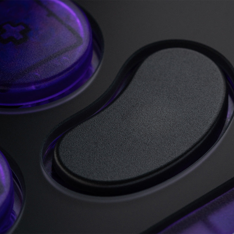 8BitDo Arcade Controller - Transparent Purple Signature Edition - Arcade-Style Game Control Edition