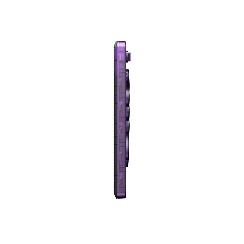 8BitDo Arcade Controller - Transparent Purple Signature Edition - Arcade-Style Game Control Edition