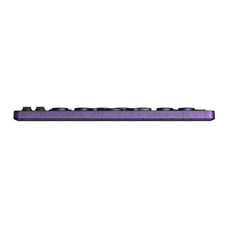 8BitDo Arcade Controller - Transparent Purple Signature Edition - Arcade-Style Game Control Edition