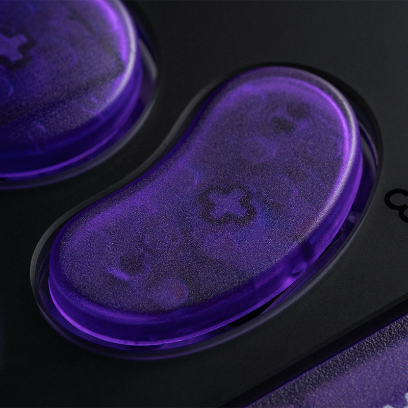 8BitDo Arcade Controller - Transparent Purple Signature Edition - Arcade-Style Game Control Edition