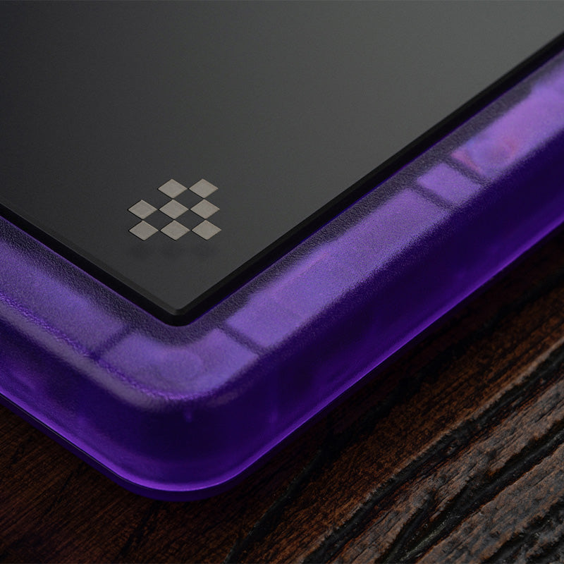 8BitDo Arcade Controller - Transparent Purple Signature Edition - Arcade-Style Game Control Edition