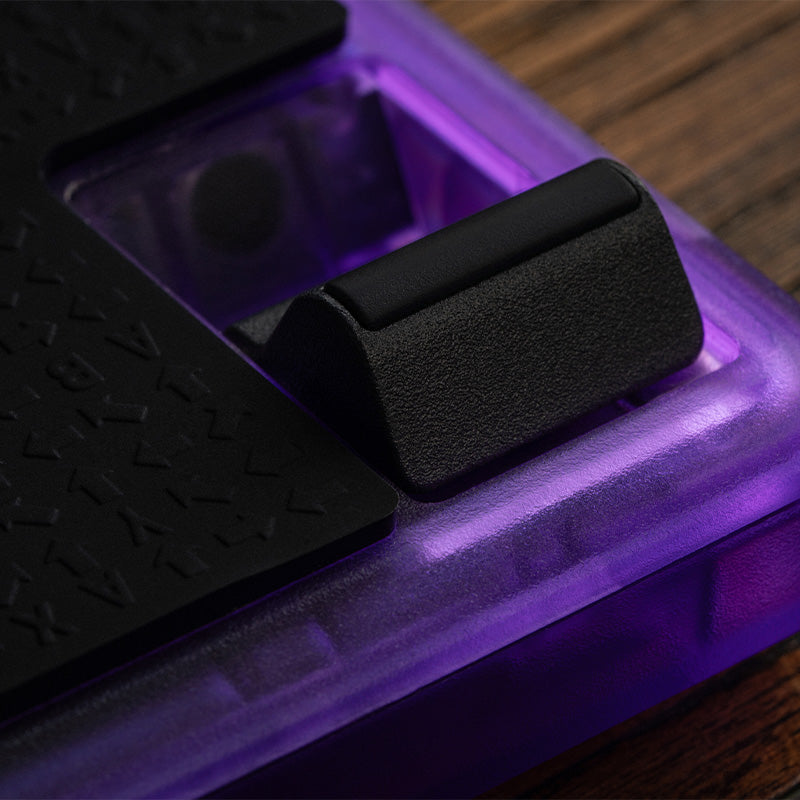 8BitDo Arcade Controller - Transparent Purple Signature Edition - Arcade-Style Game Control Edition