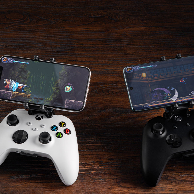 8BitDo Mobile Gaming Clip for Xbox Controllers - Mobile Gaming Mount for Compatible Controllers
