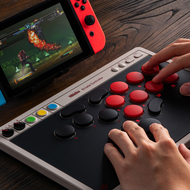 8BitDo Arcade Controller - Arcade-Style Game Control Edition