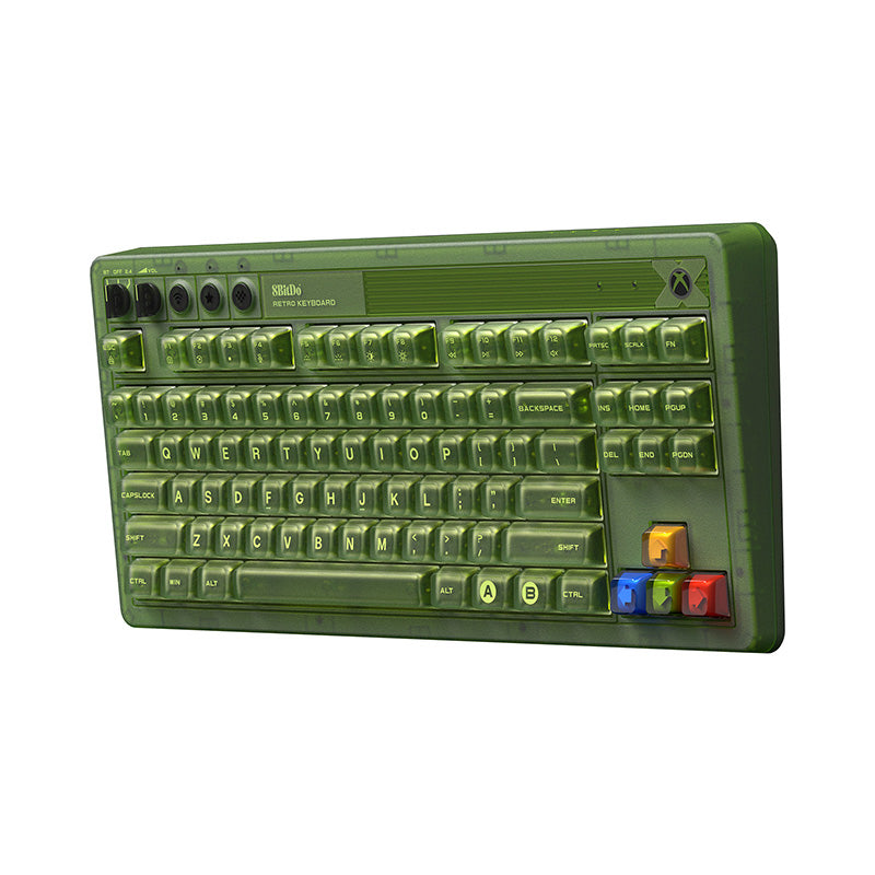 8BitDo Retro 87 Mechanical Keyboard - Xbox Edition - Desktop Keyboard Collection for Everyday Use