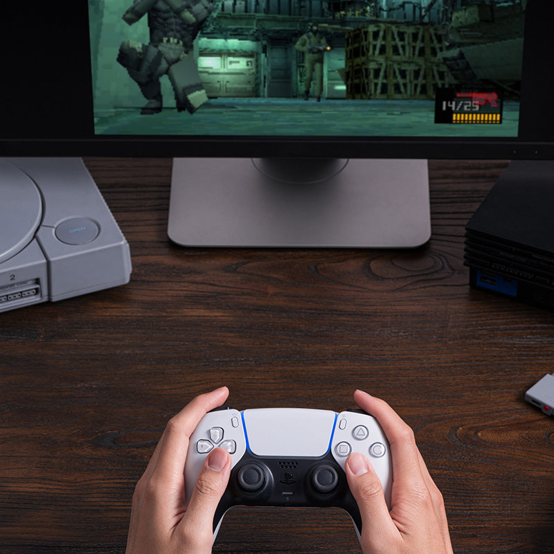 8BitDo Retro Receiver for PS1 PS2 - Controller Receiver Edition for Compatible Systems