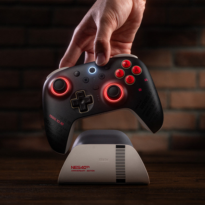 Ultimate 2 Bluetooth - NES 40th Limited Edition - Accessory Edition for Supported 8BitDo Products