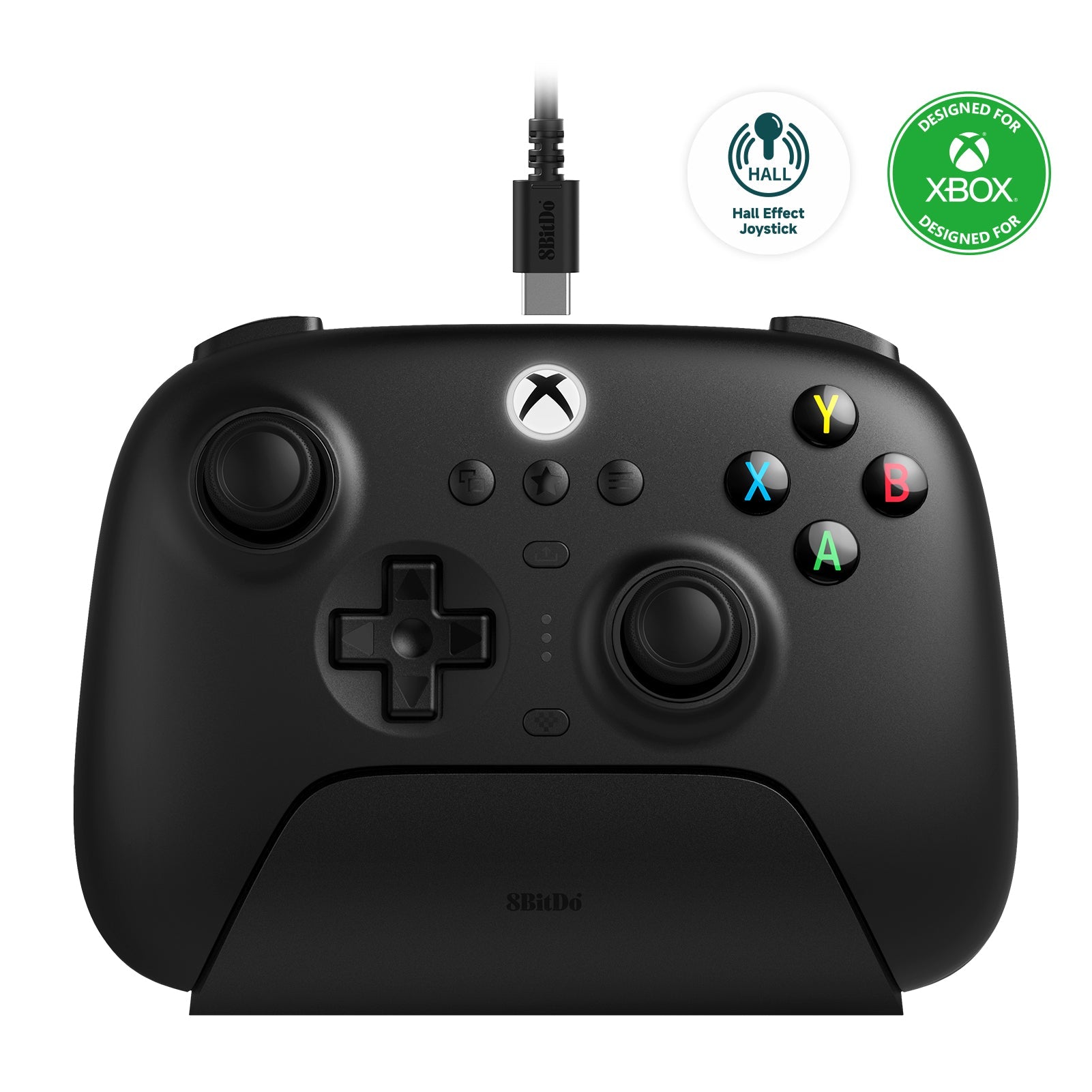 8BitDo Ultimate 3-mode Controller for Xbox (Wired for Xbox Series X|S and Xbox One Wireless for Windows and Android) - Gamepad Edition for Compatible Devices