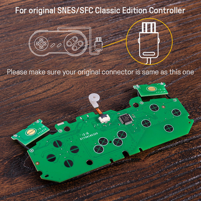 8BitDo Mod Kit for SNES/SFC Classic Edition Controller (Classic) - Conversion Kit for the Specified Controller Model